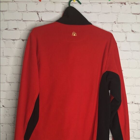 Rocky Men’s Large Red Fleece Jacket ColorBlock  Worn Once Size L - Picture 14 of 16